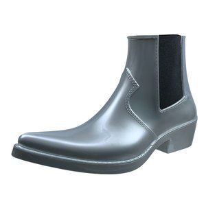 Calvin Klein Cole Metallic Rubber Ankle Boots